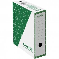 Archyvinė dėžė AXENT, A4, 350x255x100mm, žalios sp.