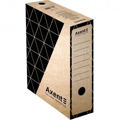 Archyvinė dėžė AXENT, A4, 350x255x100mm, žalios sp. 1