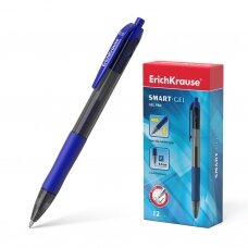 Automatinis gelinis rašiklis SMART-GEL, ErichKrause, storis 0.5mm, mėlynos sp.