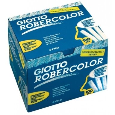 Kreida mokyklinė balta GIOTTO Fila 100vnt. Italija