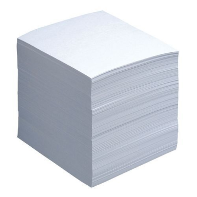 Popierius, lapeliai užrašams, 90x90mm, 500 lapelių, baltos sp., neklijuoti