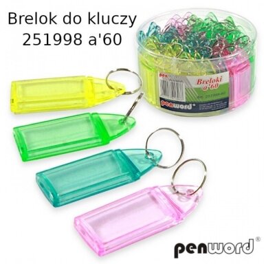 Pakabukas raktams PSH Nr251998/60, kaina už 1 vnt.