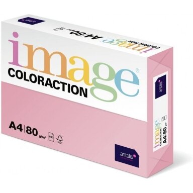 Popierius A4/80g/500l. IMAGE COLORACTION TROPIC/Pale Pink Nr.