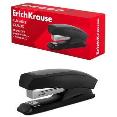 Segiklis ELEGANCE CLASSIC, ErichKrause, Nr. 24/6, 26/6, sega iki 30 lapų, juodos sp.