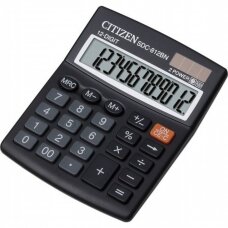 Skaičiuotuvas, kalkuliatorius SDC-812BN, Citizen, 12 skaičių ekranas