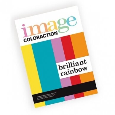 Spalvotas popierius BRILLIANT RAINBOW, Image Coloraction, A4, 7 sp., 80gsm, 70 lapų