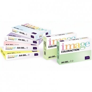 Spalvotas popierius Image Coloraction, A4, įvairių sapvų, 80gsm, 500 lapų