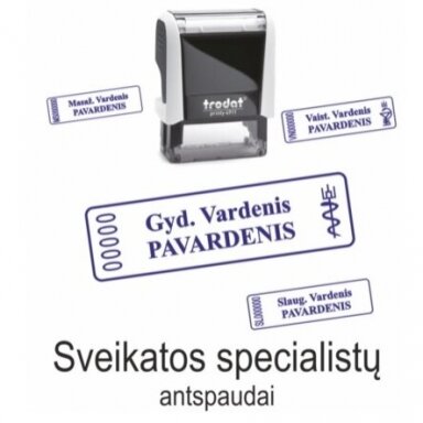 Sveikatos specialistų antspaudai Sveikatos specialistų antspaudai
