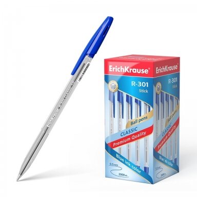 Tušinukas R-301 CLASSIC, ErichKrause, storis 1.0mm, mėlynos sp.