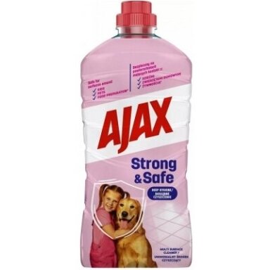 Universali valymo priemonė AJAX Strong & Safe, 1000ml Universali valymo priemonė AJAX Strong & Safe, 1000ml